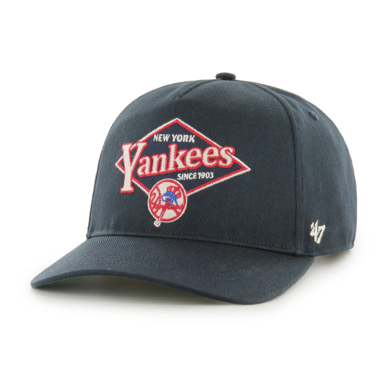 '47 BRAND MLB NEW YORK YANKEES GOLDEN DIAMOND ’47 HITCH NAVY CAP 3 '47 BRAND MLB NEW YORK YANKEES GOLDEN DIAMOND ’47 HITCH NAVY CAP