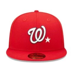 NEW ERA 59FIFTY MLB WASHINGTON NATIONALS ALL STAR GAME 2022 RED / TROPIC RED UV FITTED TRUCKER CAP 15 NEW ERA 59FIFTY MLB WASHINGTON NATIONALS ALL STAR GAME 2022 RED / TROPIC RED UV FITTED TRUCKER CAP -Headwear store B16865 2