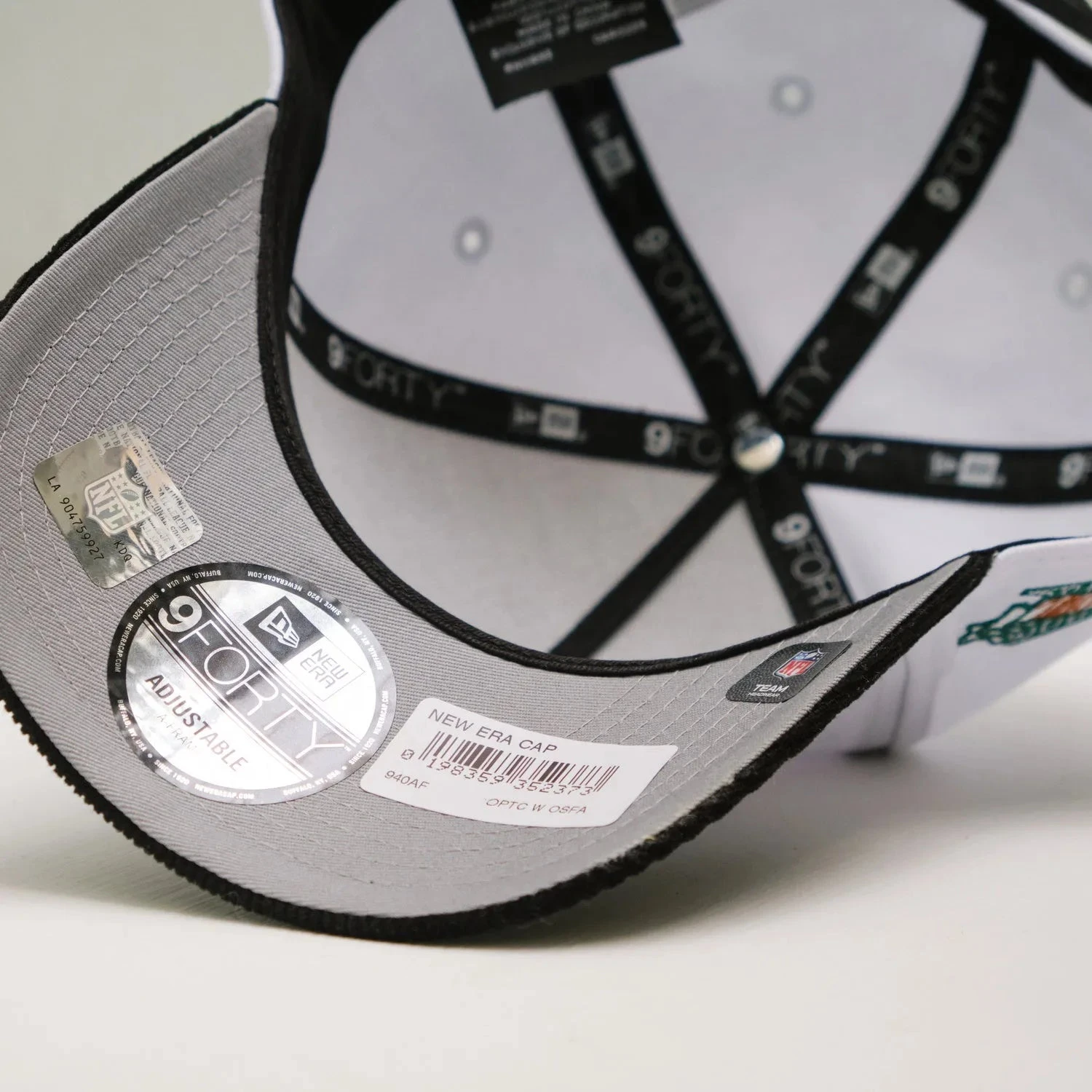 NEW ERA 9FORTY A-FRAME MLB OAKLAND ATHLETICS WORLD SERIES 1989 TWO TONE / GREY UV SNAPBACK CAP 7 NEW ERA 9FORTY A-FRAME MLB OAKLAND ATHLETICS WORLD SERIES 1989 TWO TONE / GREY UV SNAPBACK CAP - Image 5