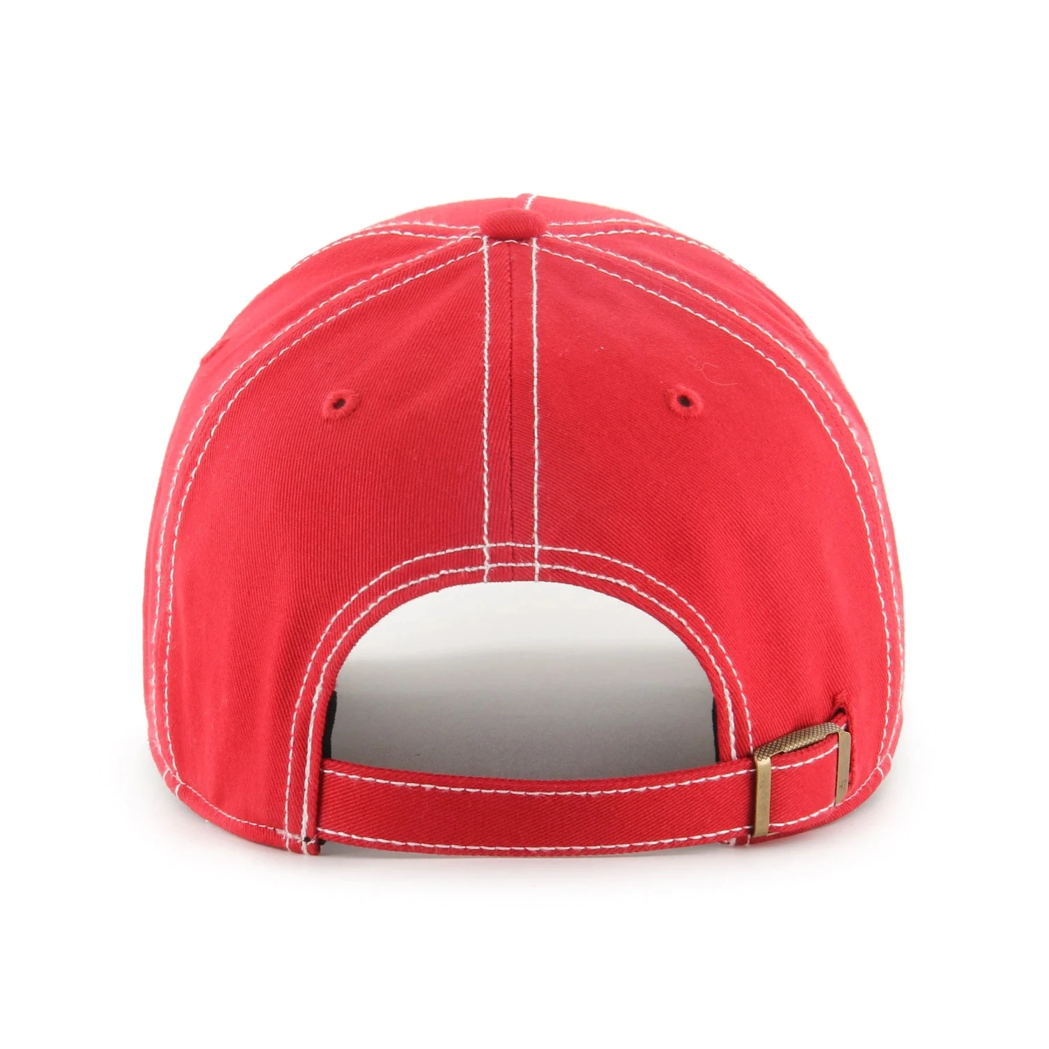 '47 BRAND NHL CALGARY FLAMES CONTRAST STITCH ’47 MVP DT RED CAP 4 '47 BRAND NHL CALGARY FLAMES CONTRAST STITCH ’47 MVP DT RED CAP - Image 2