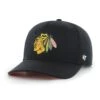 '47 BRAND NHL CHICAGO BLACKHAWKS ’47 HITCH BLACK CAP