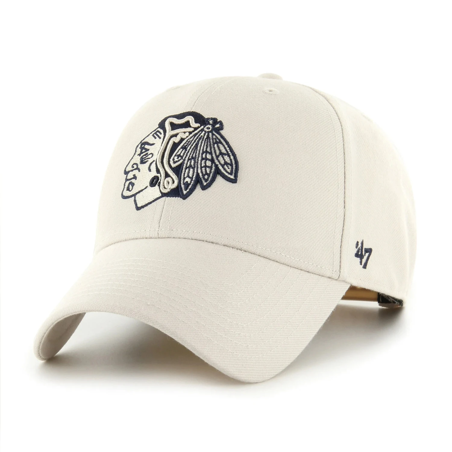 '47 BRAND NHL CHICAGO BLACKHAWKS SNAPBACK '47 MVP BONE 3 '47 BRAND NHL CHICAGO BLACKHAWKS SNAPBACK '47 MVP BONE