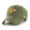 '47 BRAND NHL CHICAGO BLACKHAWKS '47 MVP SNAPBACK GREEN CAP