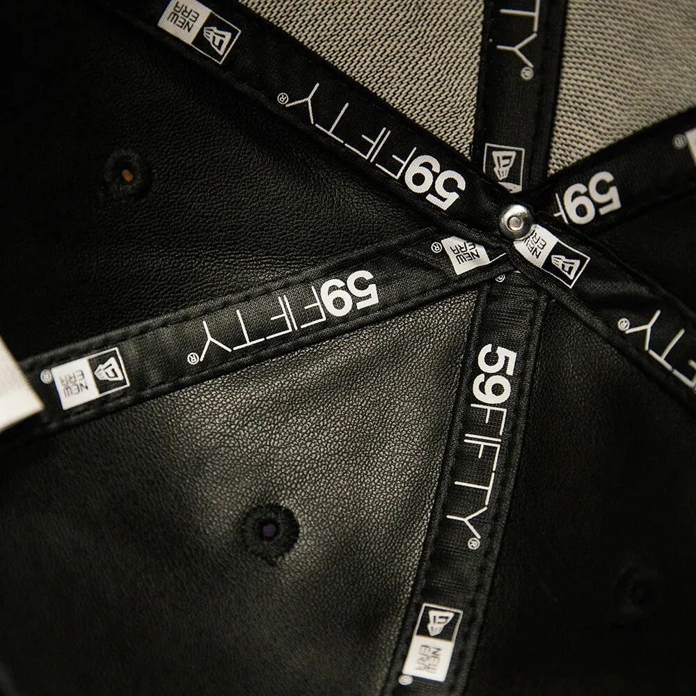 NEW ERA 59FIFTY MLB CHICAGO CUBS 1908 LOGO NAVY FAUX SUEDE / GREEN UV FITTED CAP 4 NEW ERA 59FIFTY MLB CHICAGO CUBS 1908 LOGO NAVY FAUX SUEDE / GREEN UV FITTED CAP - Image 2