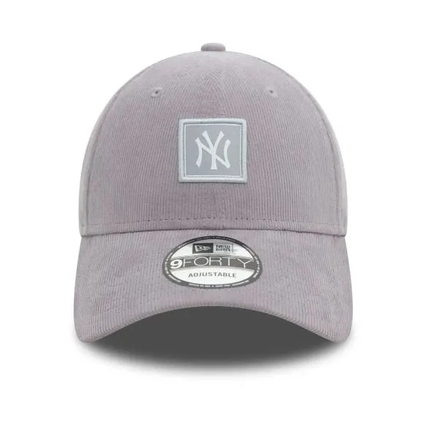 NEW ERA 9FORTY CORD PATCH MLB NEW YORK YANKEES GREY CAP 5 NEW ERA 9FORTY CORD PATCH MLB NEW YORK YANKEES GREY CAP - Image 3