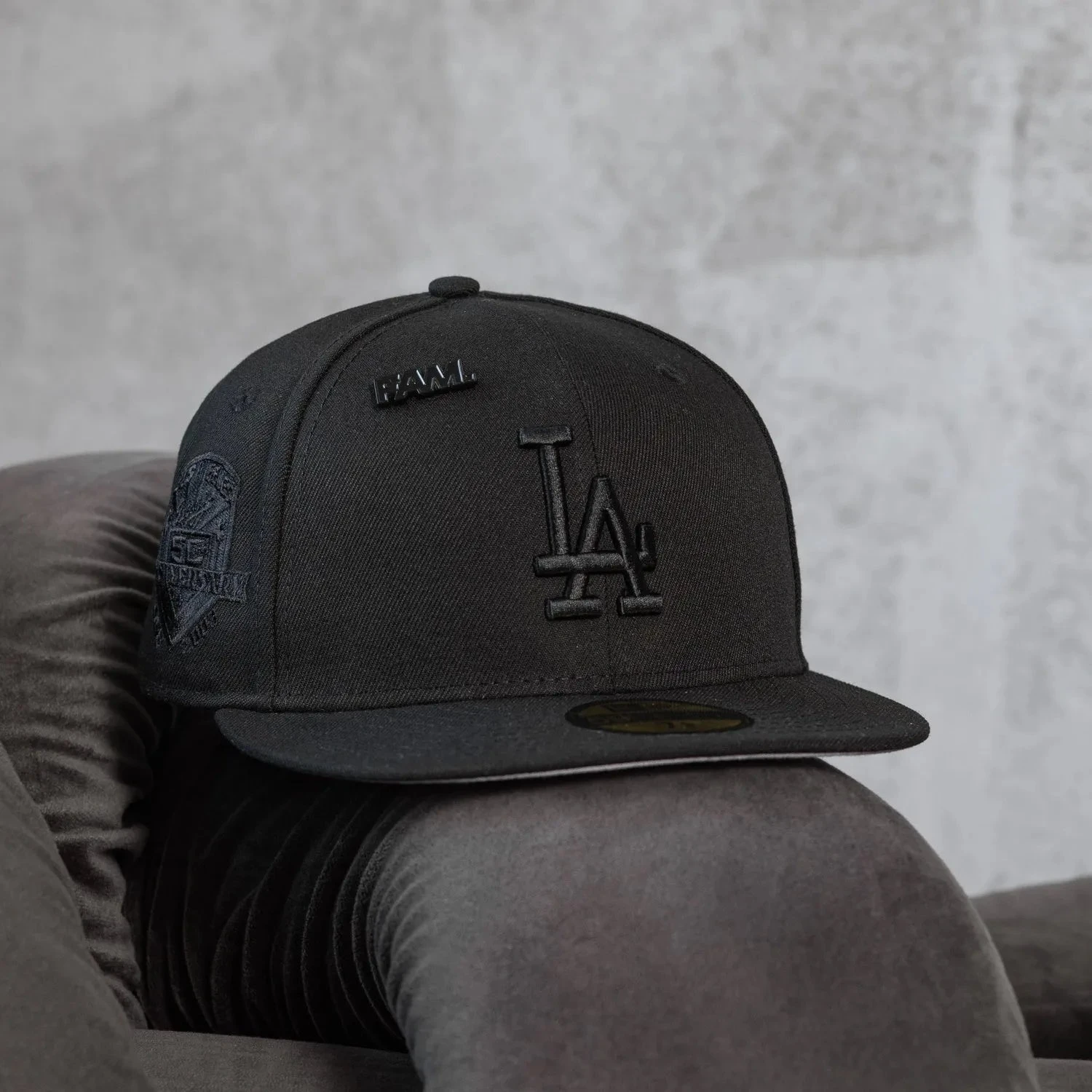 NEW ERA 59FIFTY MLB LOS ANGELES DODGERS 50TH ANNIVERSARY BLACK / GREY UV FITTED CAP 10 NEW ERA 59FIFTY MLB LOS ANGELES DODGERS 50TH ANNIVERSARY BLACK / GREY UV FITTED CAP - Image 8