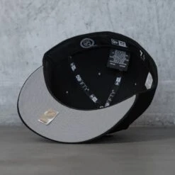 NEW ERA 59FIFTY NHL ANAHEIM DUCKS BLACK / GREY UV FITTED CAP 12 NEW ERA 59FIFTY NHL ANAHEIM DUCKS BLACK / GREY UV FITTED CAP -Headwear store NewEra59fiftyNHLBlackonBlackcapGreybottom