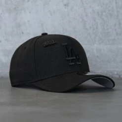 NEW ERA 9FORTY A-FRAME MLB LOS ANGELES DODGERS BLACK / GREY UV SNAPBACK