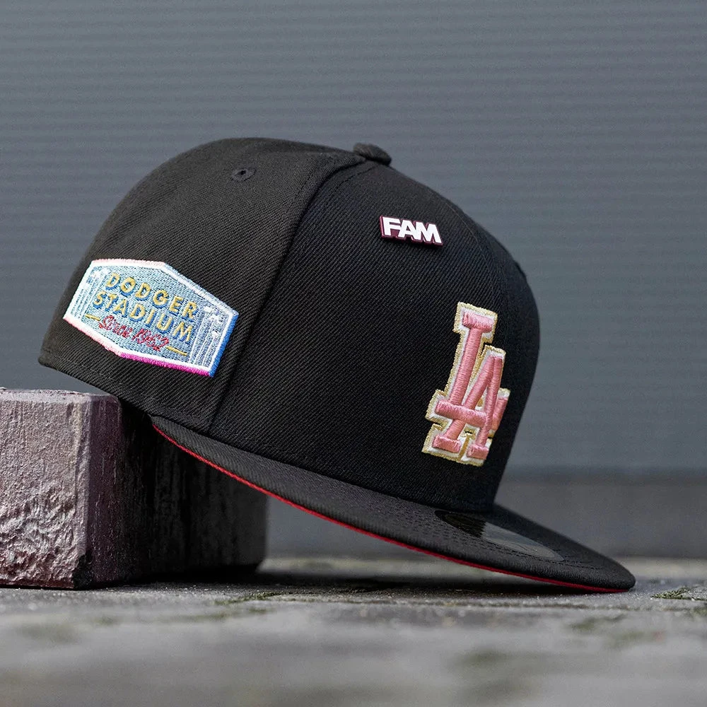 NEW ERA 59FIFTY MLB LOS ANGELES DODGERS DODGERS STADIUM 1962 BLACK / DARK RED UV FITTED CAP 3 NEW ERA 59FIFTY MLB LOS ANGELES DODGERS DODGERS STADIUM 1962 BLACK / DARK RED UV FITTED CAP