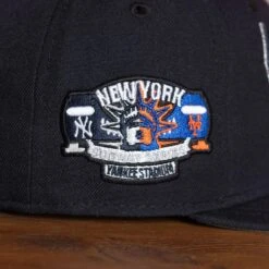 NEW ERA 59FIFTY MLB NEW YORK YANKEES SUBWAY SERIES YANKEE STADIUM NAVY / GREY UV FITTED CAP -Headwear store P1112100