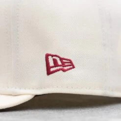 NEW ERA 9FIFTY MLB LOS ANGELES DODGERS 50TH ANNIVERSARY CHROME WHITE / CARDINAL UV SNAPBACK CAP -Headwear store P1211275