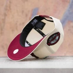 NEW ERA 9FIFTY MLB LOS ANGELES DODGERS 50TH ANNIVERSARY CHROME WHITE / CARDINAL UV SNAPBACK CAP -Headwear store P1211285