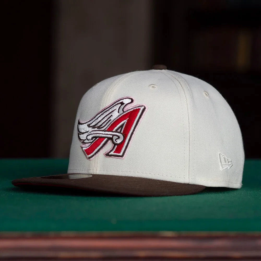 NEW ERA 59FIFTY MLB ANAHEIM ANGELS 50TH ANNIVERSARY TWO TONE / RED UV FITTED CAP 8 NEW ERA 59FIFTY MLB ANAHEIM ANGELS 50TH ANNIVERSARY TWO TONE / RED UV FITTED CAP - Image 6