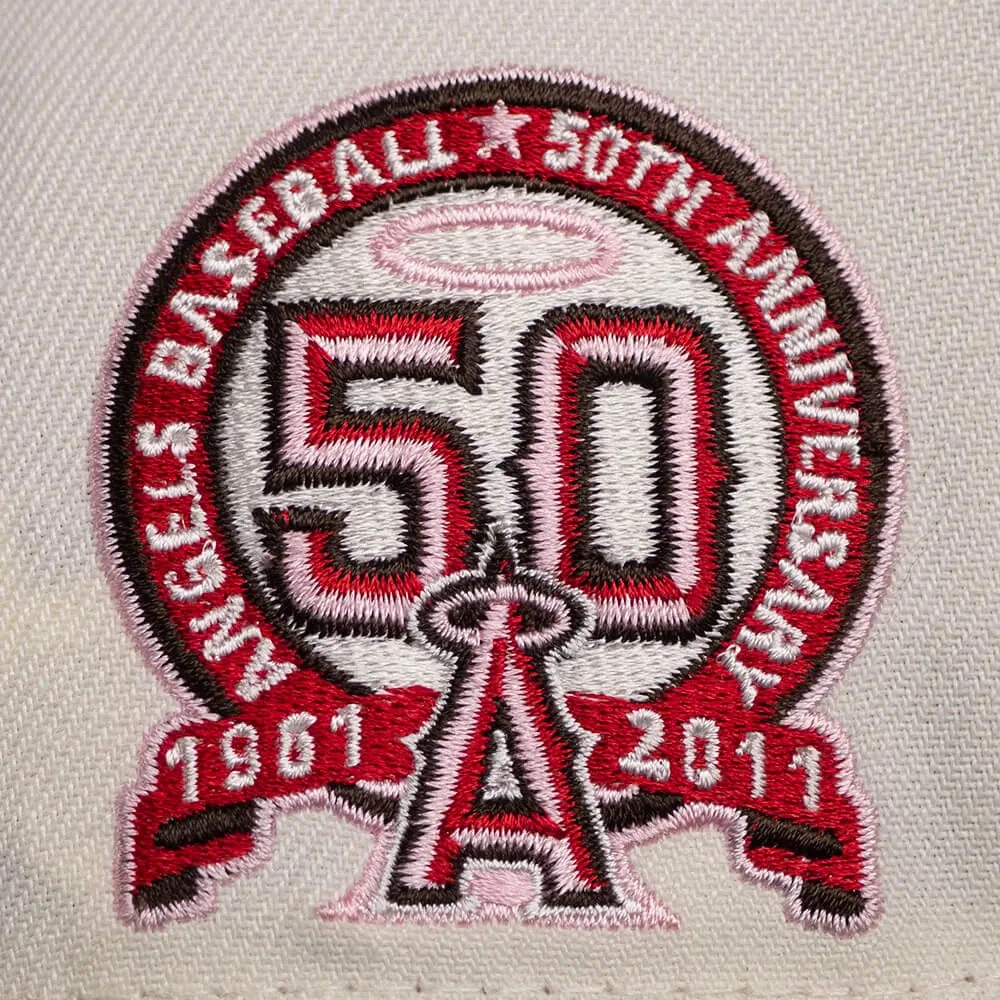 NEW ERA 59FIFTY MLB ANAHEIM ANGELS 50TH ANNIVERSARY TWO TONE / RED UV FITTED CAP 5 NEW ERA 59FIFTY MLB ANAHEIM ANGELS 50TH ANNIVERSARY TWO TONE / RED UV FITTED CAP - Image 3