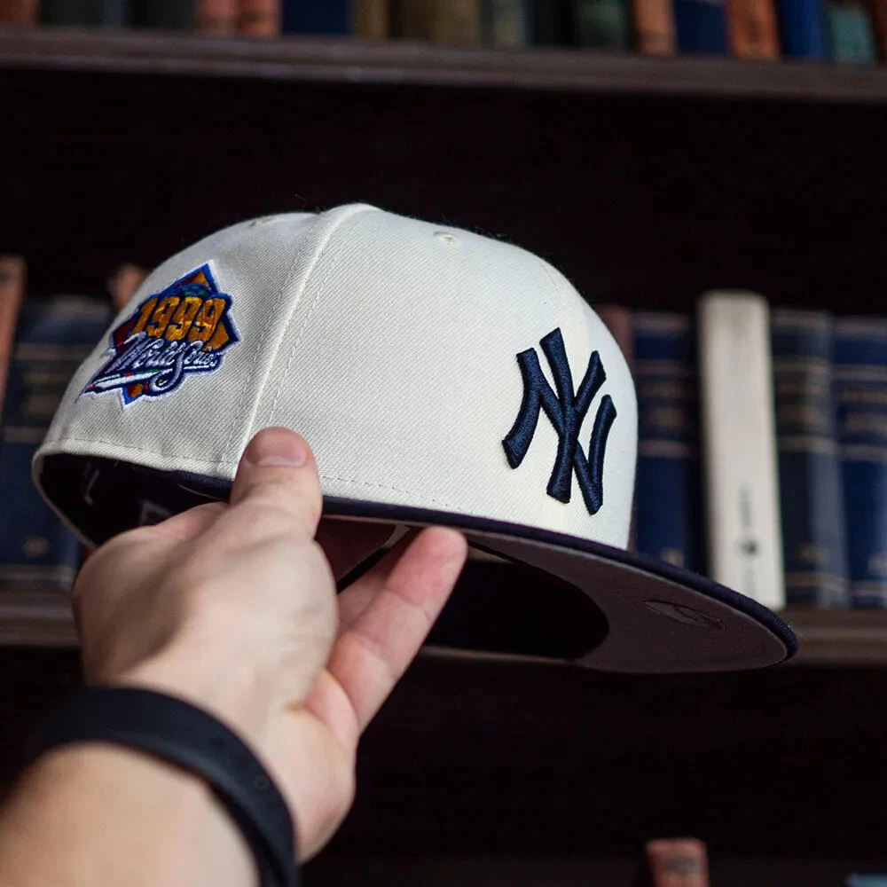 NEW ERA 59FIFTY MLB NEW YORK YANKEES WS 1999 TWO TONE / GREY UV FITTED CAP 4 NEW ERA 59FIFTY MLB NEW YORK YANKEES WS 1999 TWO TONE / GREY UV FITTED CAP - Image 2