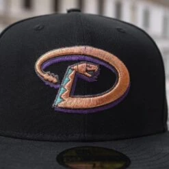 NEW ERA 59FIFTY MLB ARIZONA DIAMONDBACKS SATIN LINED BLACK/ BRONZE UV 12 NEW ERA 59FIFTY MLB ARIZONA DIAMONDBACKS SATIN LINED BLACK/ BRONZE UV -Headwear store P1300898