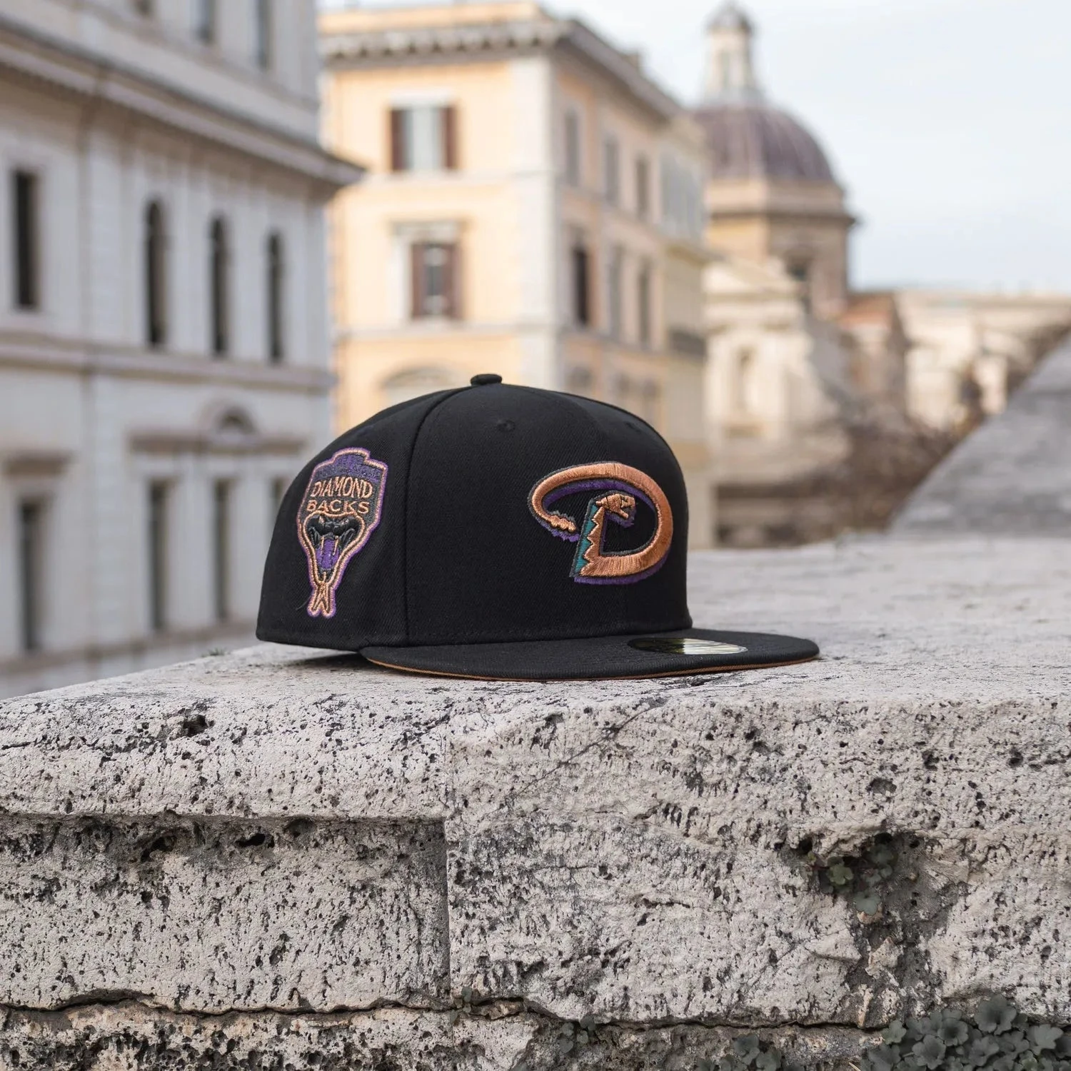 NEW ERA 59FIFTY MLB ARIZONA DIAMONDBACKS SATIN LINED BLACK/ BRONZE UV 9 NEW ERA 59FIFTY MLB ARIZONA DIAMONDBACKS SATIN LINED BLACK/ BRONZE UV - Image 7