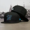 NEW ERA 59FIFTY MLB AUTHENTIC MIAMI MARLINS TEAM FITTED CAP 2 NEW ERA 59FIFTY MLB AUTHENTIC MIAMI MARLINS TEAM FITTED CAP -Headwear store P1305429