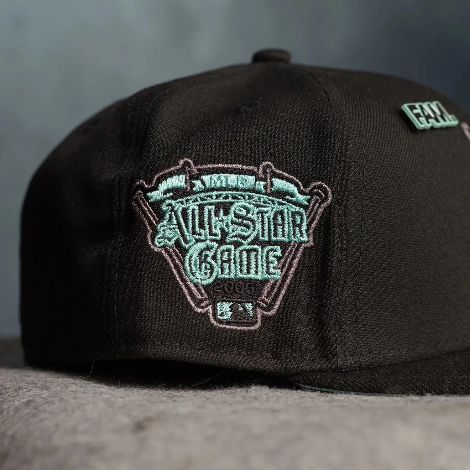 NEW ERA 59FIFTY MLB DETROIT TIGERS ALL STAR GAME 2005 BLACK / MINT UV FITTED CAP 5 NEW ERA 59FIFTY MLB DETROIT TIGERS ALL STAR GAME 2005 BLACK / MINT UV FITTED CAP - Image 3