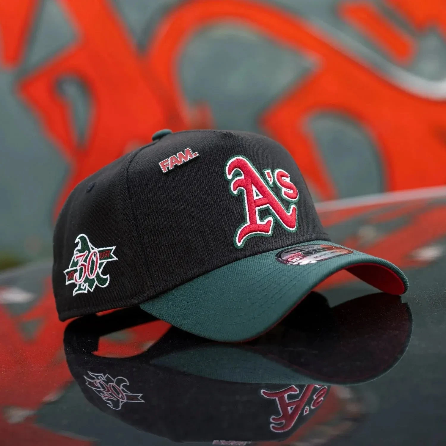 NEW ERA 9FORTY A-FRAME OAKLAND ATHLETICS 30TH ANNIVERSARY TWO TONE / SCARLET UV SNAPBACK 3 NEW ERA 9FORTY A-FRAME OAKLAND ATHLETICS 30TH ANNIVERSARY TWO TONE / SCARLET UV SNAPBACK