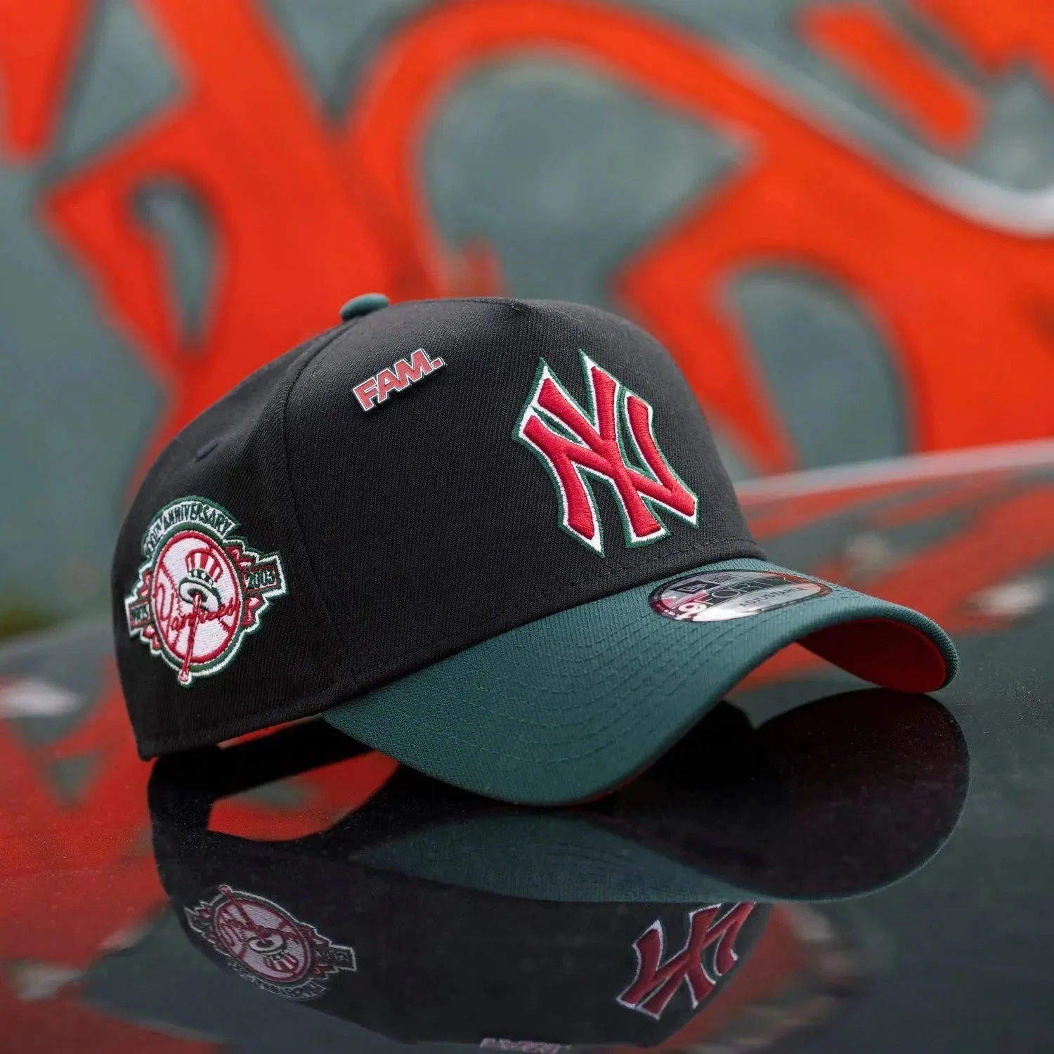NEW ERA 9FORTY A-FRAME NEW YORK YANKEES 100TH ANNIVERSARY TWO TONE / SCARLET UV SNAPBACK 3 NEW ERA 9FORTY A-FRAME NEW YORK YANKEES 100TH ANNIVERSARY TWO TONE / SCARLET UV SNAPBACK