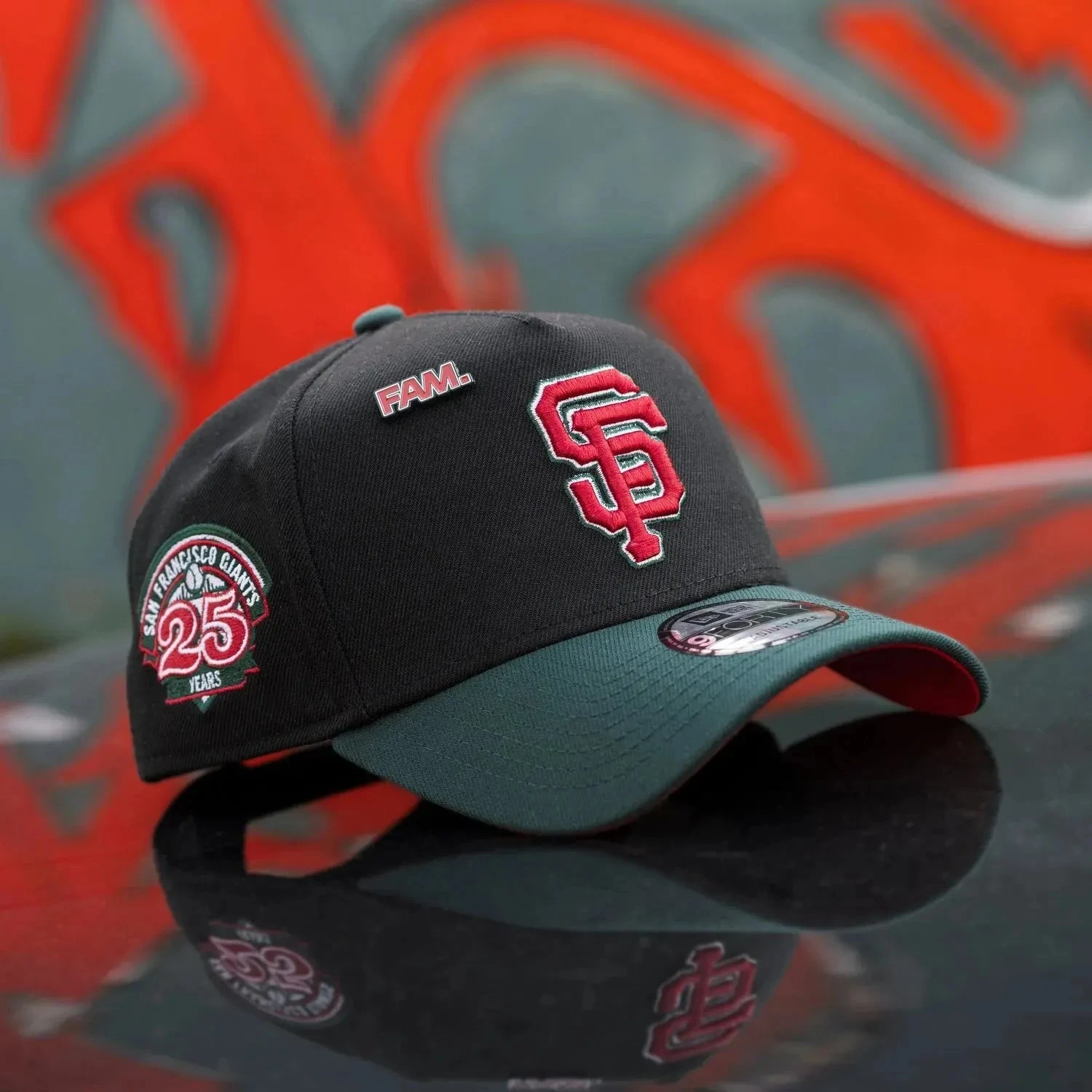 NEW ERA 9FORTY A-FRAME SAN FRANCISCO GIANTS 25TH ANNIVERSARY TWO TONE / SCARLET UV SNAPBACK 3 NEW ERA 9FORTY A-FRAME SAN FRANCISCO GIANTS 25TH ANNIVERSARY TWO TONE / SCARLET UV SNAPBACK