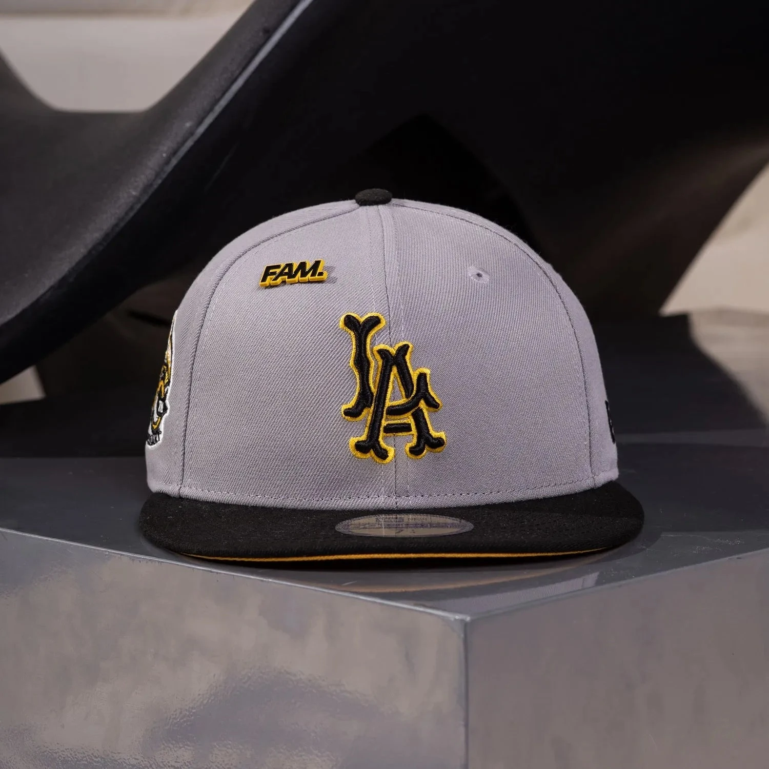 LA ANGELS CAP GREY 35TH PATCH / NEW ERA 59FIFTY FITTED 8 LA ANGELS CAP GREY 35TH PATCH / NEW ERA 59FIFTY FITTED - Image 6