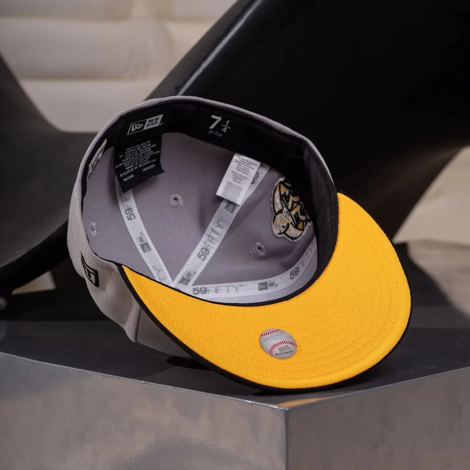 LA ANGELS CAP GREY 35TH PATCH / NEW ERA 59FIFTY FITTED 10 LA ANGELS CAP GREY 35TH PATCH / NEW ERA 59FIFTY FITTED - Image 8