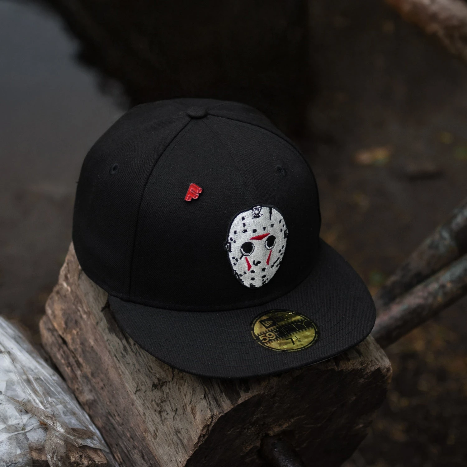 NEW ERA 59FIFTY FRIDAY THE 13TH BLACK / GREY UV FITTED CAP 3 NEW ERA 59FIFTY FRIDAY THE 13TH BLACK / GREY UV FITTED CAP