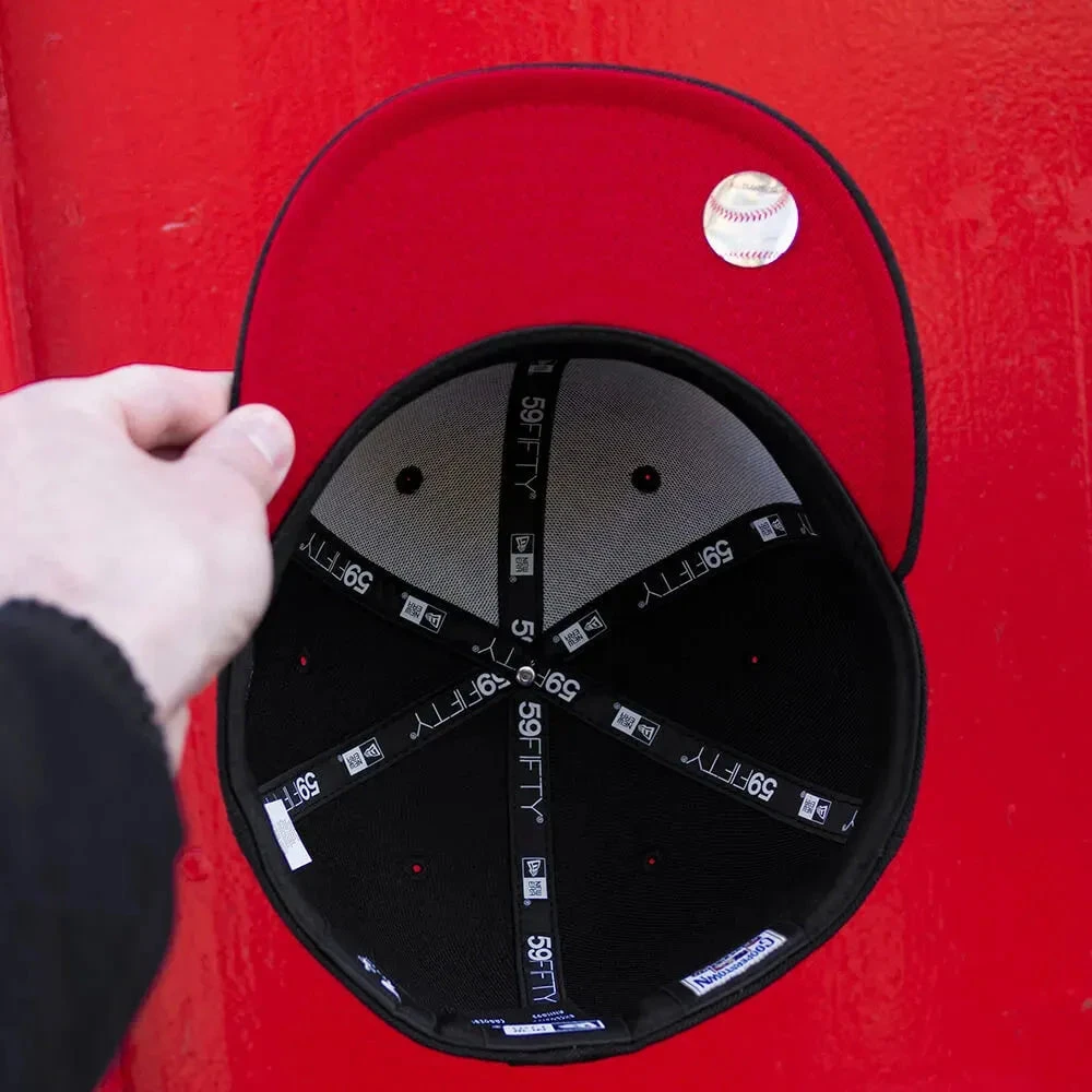 NEW ERA 59FIFTY MLB CHICAGO WHITE SOX ALL STAR GAME 2003 BLACK WOOL / RED UV FITTED CAP 6 NEW ERA 59FIFTY MLB CHICAGO WHITE SOX ALL STAR GAME 2003 BLACK WOOL / RED UV FITTED CAP - Image 4