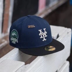 NEW ERA 59FIFTY MLB NEW YORK METS SHEA STADIUM TWO TONE / KELLY GREEN UV FITTED CAP