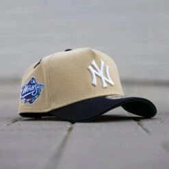 NEW ERA 9FORTY A-FRAME MLB NEW YORK YANKEES WORLD SERIES 1998 TWO TONE / KELLY GREEN UV SNAPBACK
