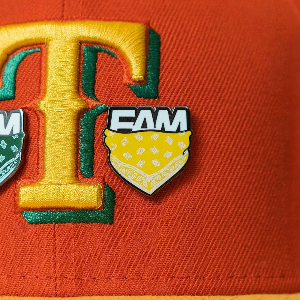 EXCLUSIVE FAM PAISLEY PIN YELLOW 3 EXCLUSIVE FAM PAISLEY PIN YELLOW