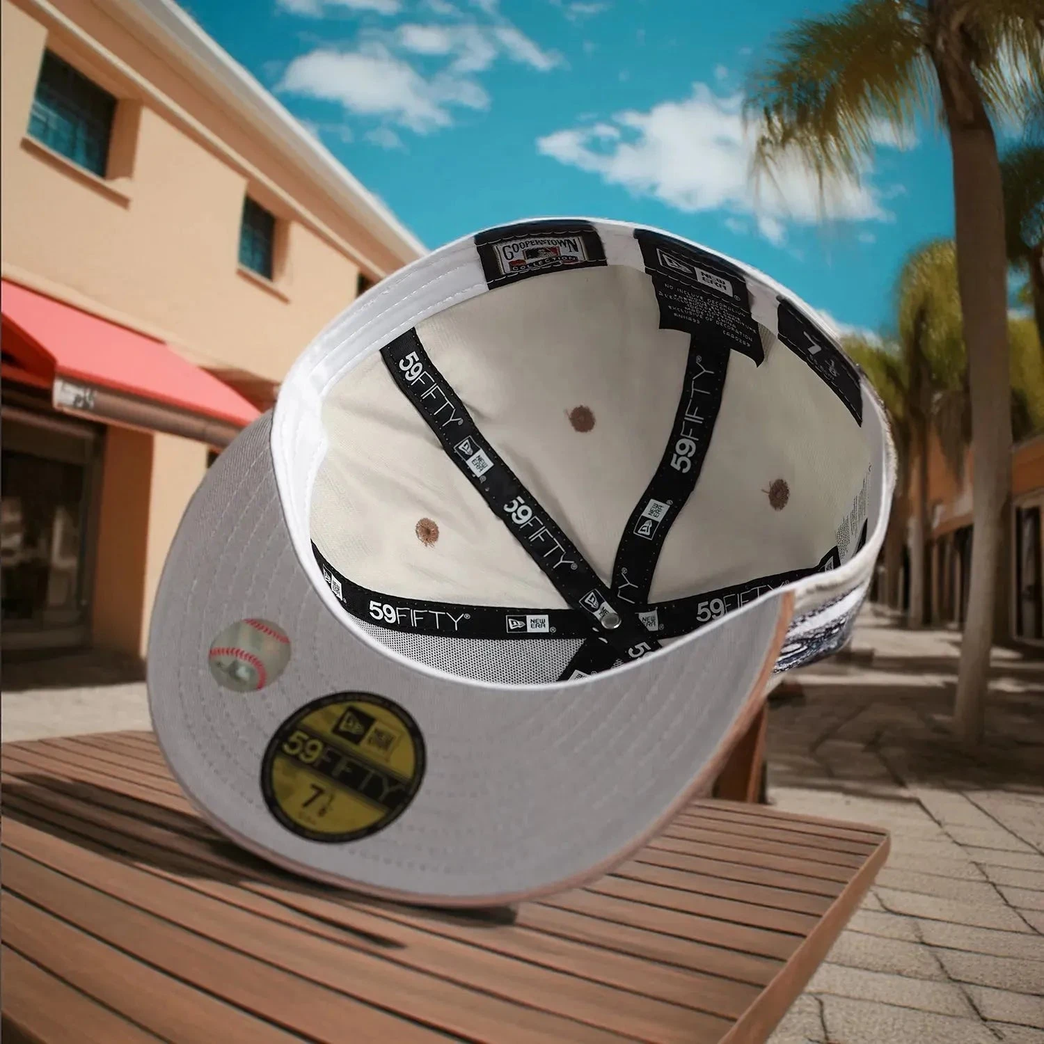 NEW ERA 59FIFTY MLB NEW YORK YANKEES YANKEE STADIUM TWO TONE MICRO CORD / GREY UV FITTED CAP 6 NEW ERA 59FIFTY MLB NEW YORK YANKEES YANKEE STADIUM TWO TONE MICRO CORD / GREY UV FITTED CAP - Image 4