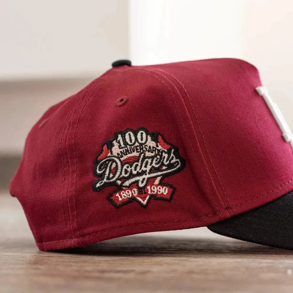 NEW ERA 9FORTY A-FRAME MLB LOS ANGELES DODGERS 100TH ANNIVERSARY TWO TONE / PINK UV SNAPBACK CAP 5 NEW ERA 9FORTY A-FRAME MLB LOS ANGELES DODGERS 100TH ANNIVERSARY TWO TONE / PINK UV SNAPBACK CAP - Image 3