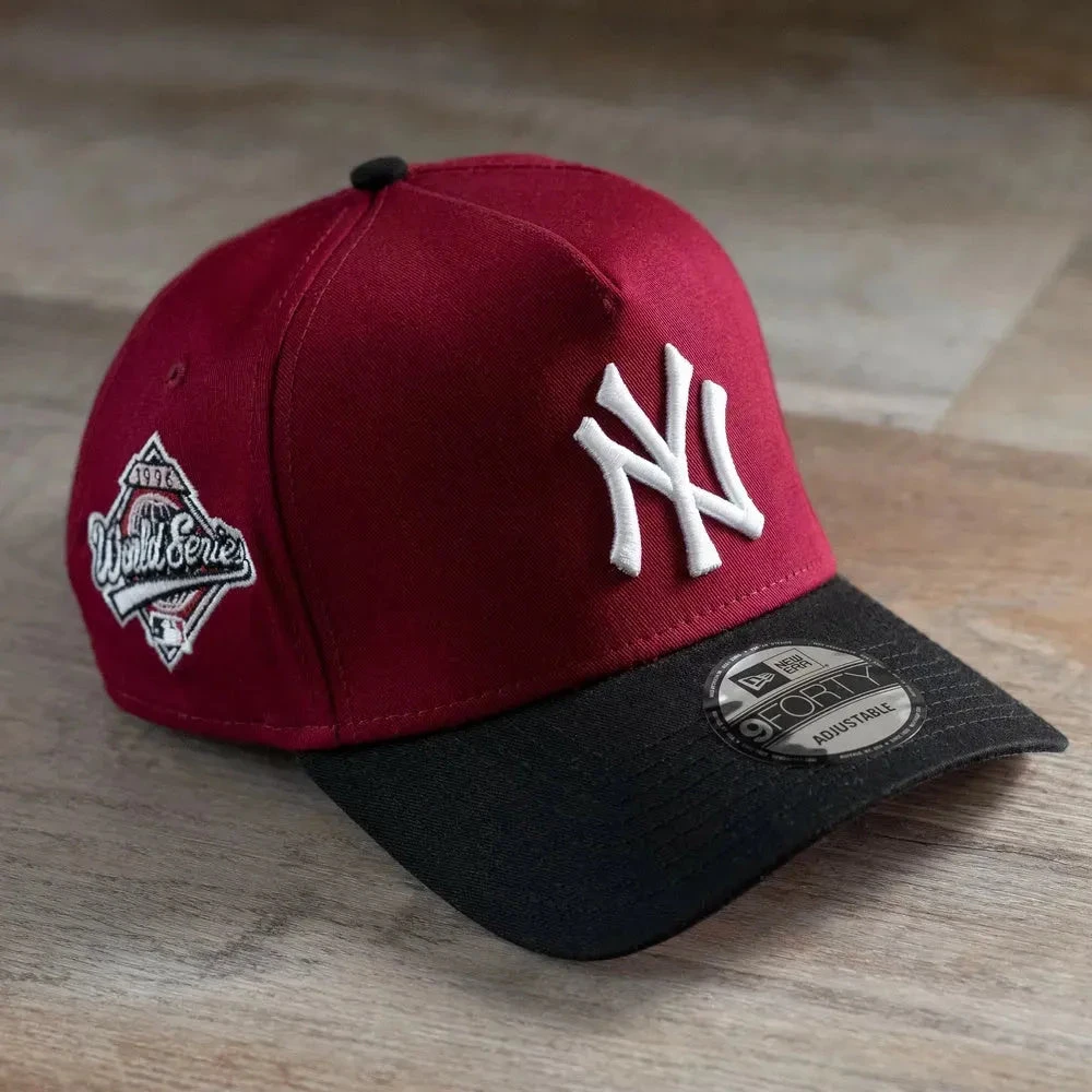 NEW ERA 9FORTY A-FRAME MLB NEW YORK YANKEES WORLD SERIES 1996 TWO TONE / PINK UV SNAPBACK CAP 8 NEW ERA 9FORTY A-FRAME MLB NEW YORK YANKEES WORLD SERIES 1996 TWO TONE / PINK UV SNAPBACK CAP - Image 6