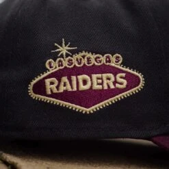 NEW ERA 9FORTY A-FRAME LAS VEGAS RAIDERS RAIDERS PATCH TWO TONE / GREY UV SNAPBACK -Headwear store P7070659