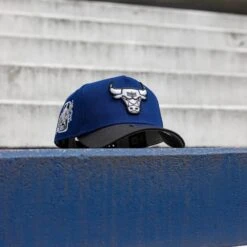 NEW ERA 9FORTY A-FRAME CHICAGO BULLS NBA PATCH TWO TONE / GREY UV SNAPBACK -Headwear store P7162989