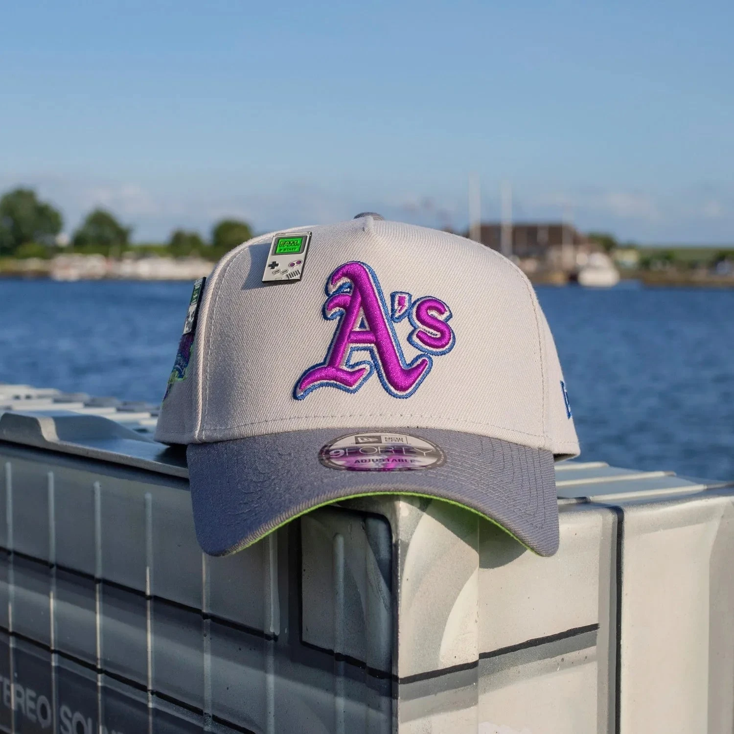 NEW ERA 9FORTY A-FRAME OAKLAND ATHLETICS ALL STAR GAME 1989 TWO TONE / ACTION GREEN UV SNAPBACK 4 NEW ERA 9FORTY A-FRAME OAKLAND ATHLETICS ALL STAR GAME 1989 TWO TONE / ACTION GREEN UV SNAPBACK - Image 2
