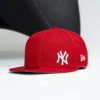 NEW ERA 59FIFTY MLB MINI LOGO NEW YORK YANKEES RED / GREY UV WOOL FITTED CAP 2 NEW ERA 59FIFTY MLB MINI LOGO NEW YORK YANKEES RED / GREY UV WOOL FITTED CAP -Headwear store PA260525