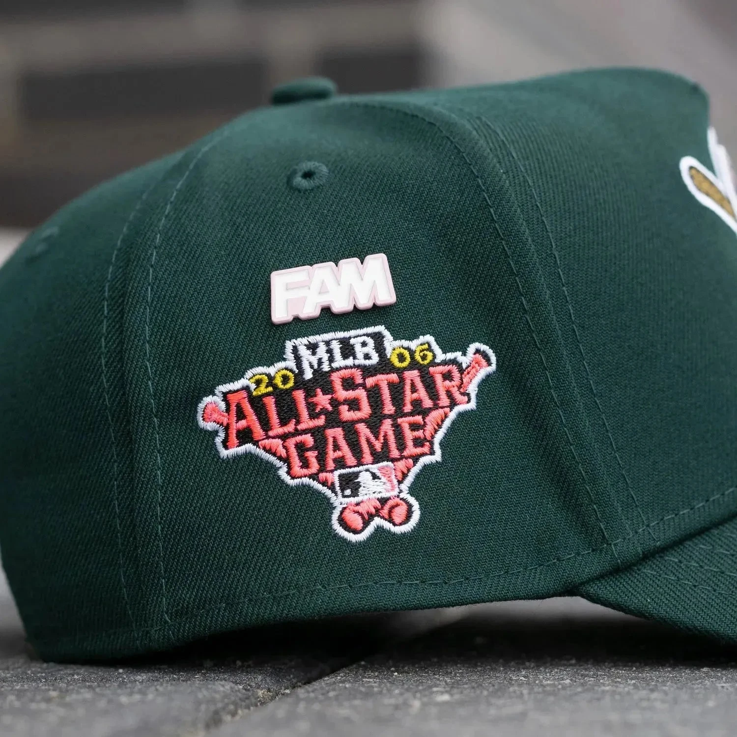 NEW ERA 9FORTY A-FRAME MLB PITTSBURGH PIRATES ALL STAR GAME 2006 DARK GREEN / PINK UV SNAPBACK CAP 6 NEW ERA 9FORTY A-FRAME MLB PITTSBURGH PIRATES ALL STAR GAME 2006 DARK GREEN / PINK UV SNAPBACK CAP - Image 4