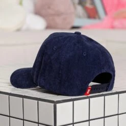 FAM.CAP SNAPBACK "P" CAP 4TH ANNIVERSARY NAVY CORDUROY / GREY UV 14 FAM.CAP SNAPBACK "P" CAP 4TH ANNIVERSARY NAVY CORDUROY / GREY UV -Headwear store PC190378