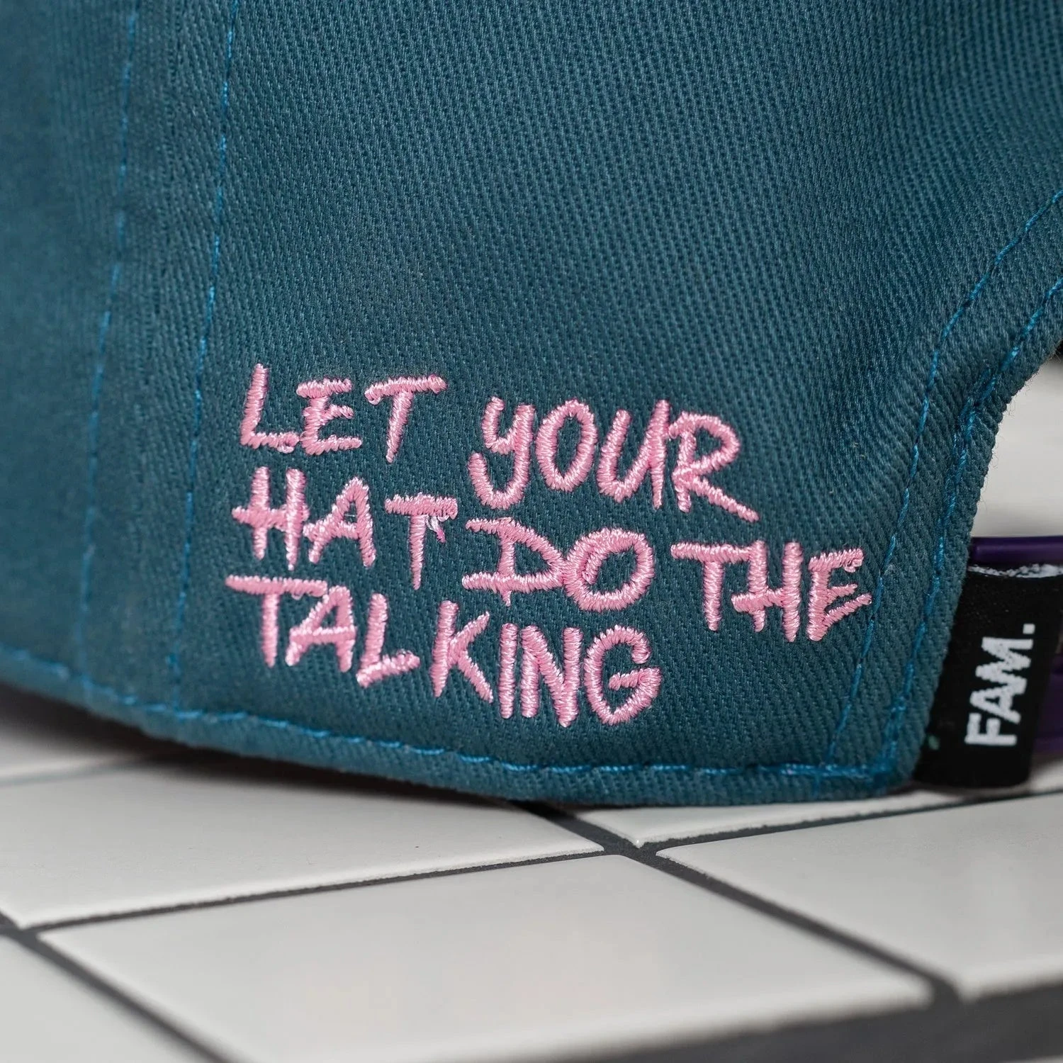 FAM.CAP SNAPBACK "F" CAP 4TH ANNIVERSARY TWO TONE / GREY UV 6 FAM.CAP SNAPBACK "F" CAP 4TH ANNIVERSARY TWO TONE / GREY UV - Image 4