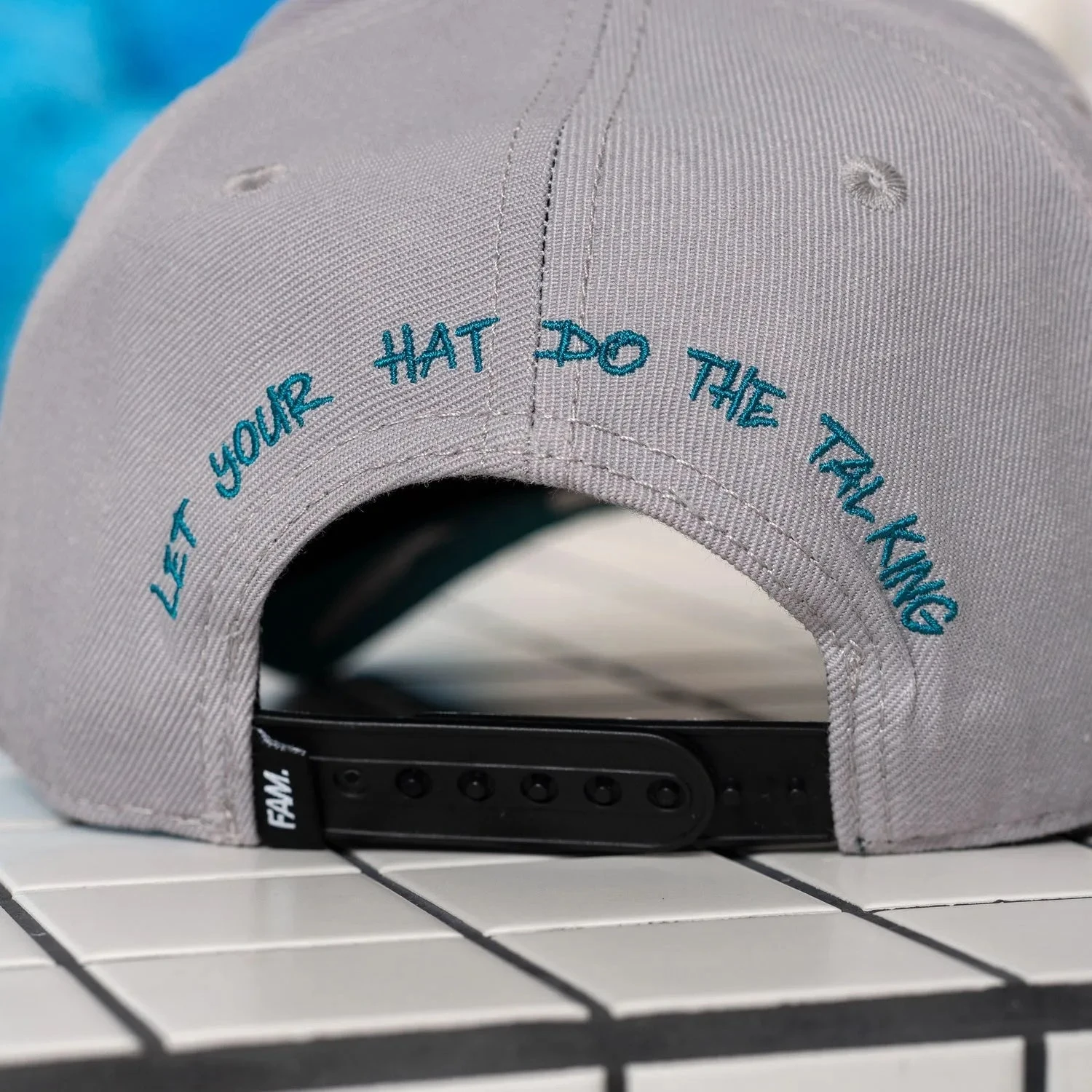 FAM.CAP SNAPBACK "C" CAP 4TH ANNIVERSARY TWO TONE / TEAL GREEN UV 6 FAM.CAP SNAPBACK "C" CAP 4TH ANNIVERSARY TWO TONE / TEAL GREEN UV - Image 4