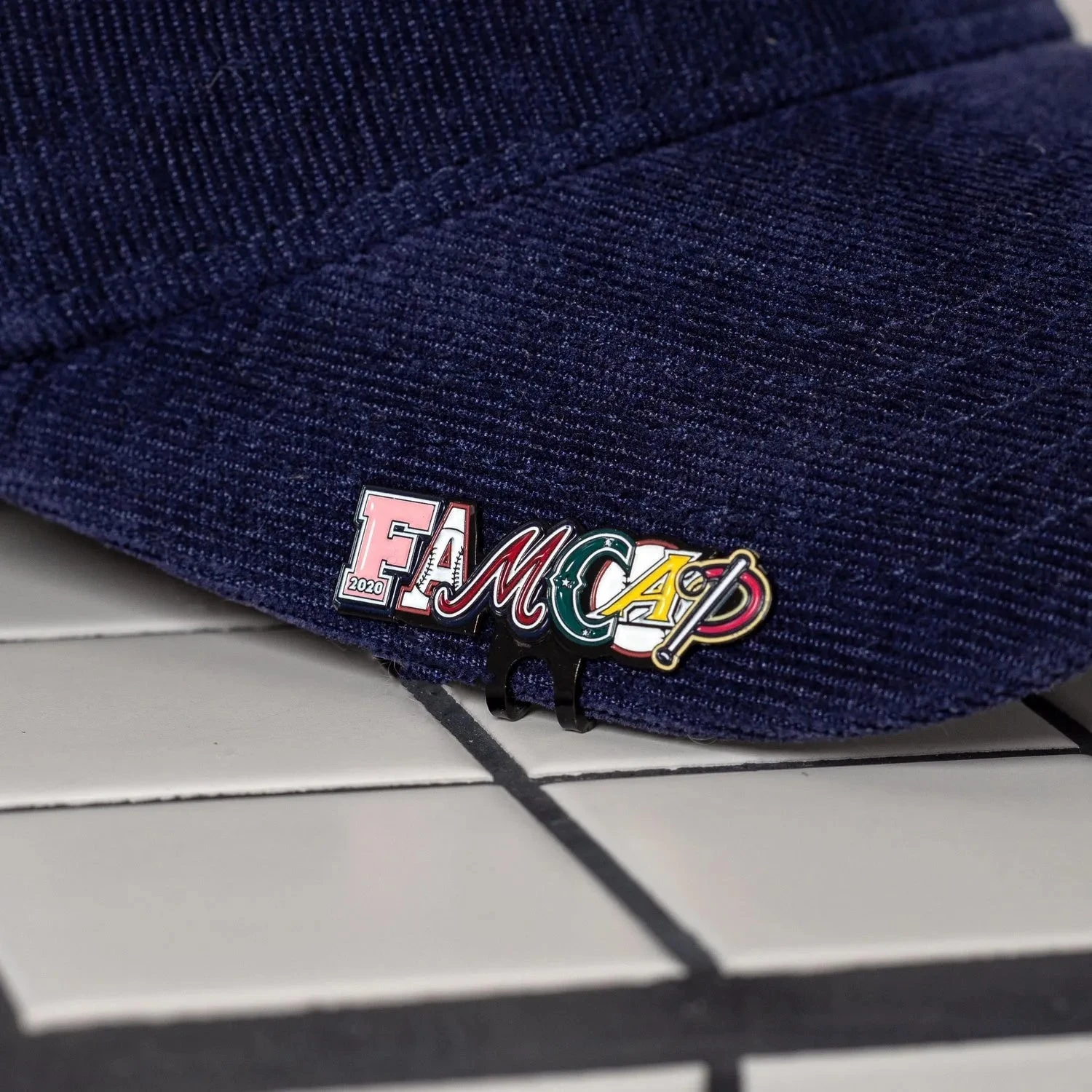 FAM.CAP SNAPBACK "P" CAP 4TH ANNIVERSARY NAVY CORDUROY / GREY UV 9 FAM.CAP SNAPBACK "P" CAP 4TH ANNIVERSARY NAVY CORDUROY / GREY UV - Image 7