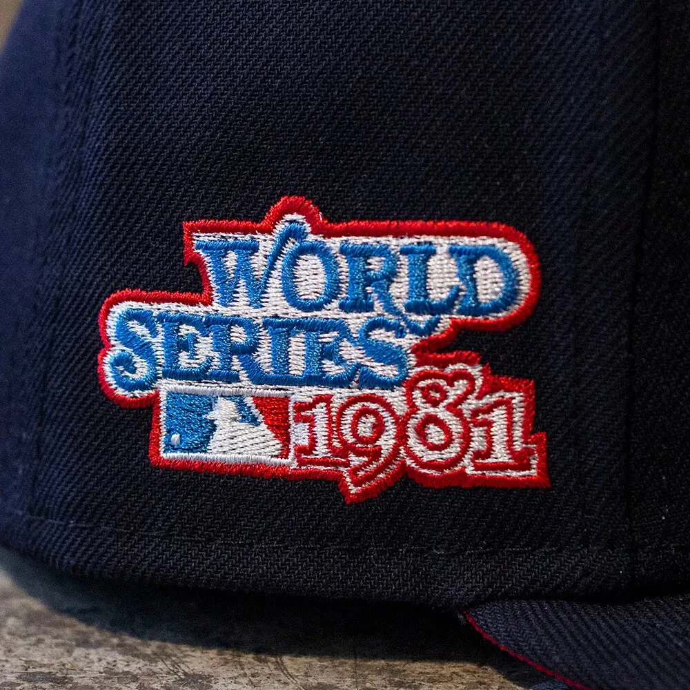 NEW ERA 59FIFTY MLB NY YANKEES | LA DODGERS WS 1981 NAVY / SCARLET UV FITTED CAP 7 NEW ERA 59FIFTY MLB NY YANKEES | LA DODGERS WS 1981 NAVY / SCARLET UV FITTED CAP - Image 5