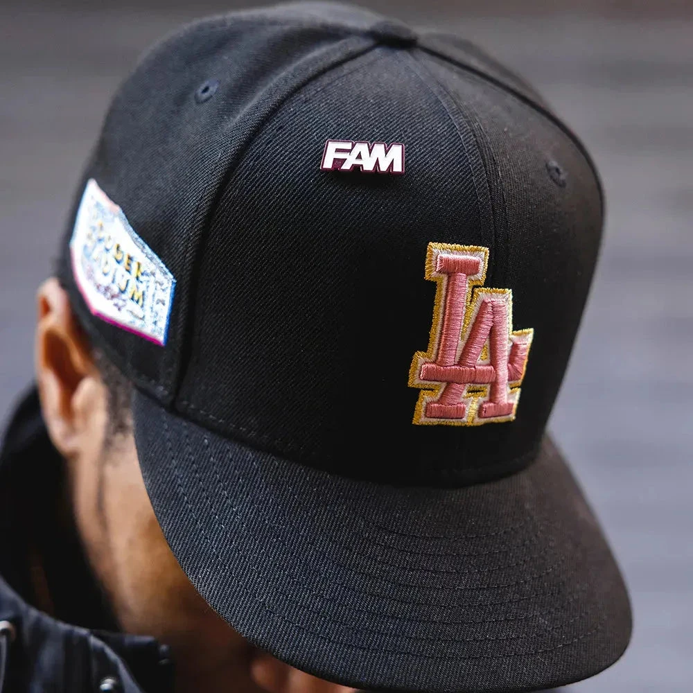 NEW ERA 59FIFTY MLB LOS ANGELES DODGERS DODGERS STADIUM 1962 BLACK / DARK RED UV FITTED CAP 9 NEW ERA 59FIFTY MLB LOS ANGELES DODGERS DODGERS STADIUM 1962 BLACK / DARK RED UV FITTED CAP - Image 7