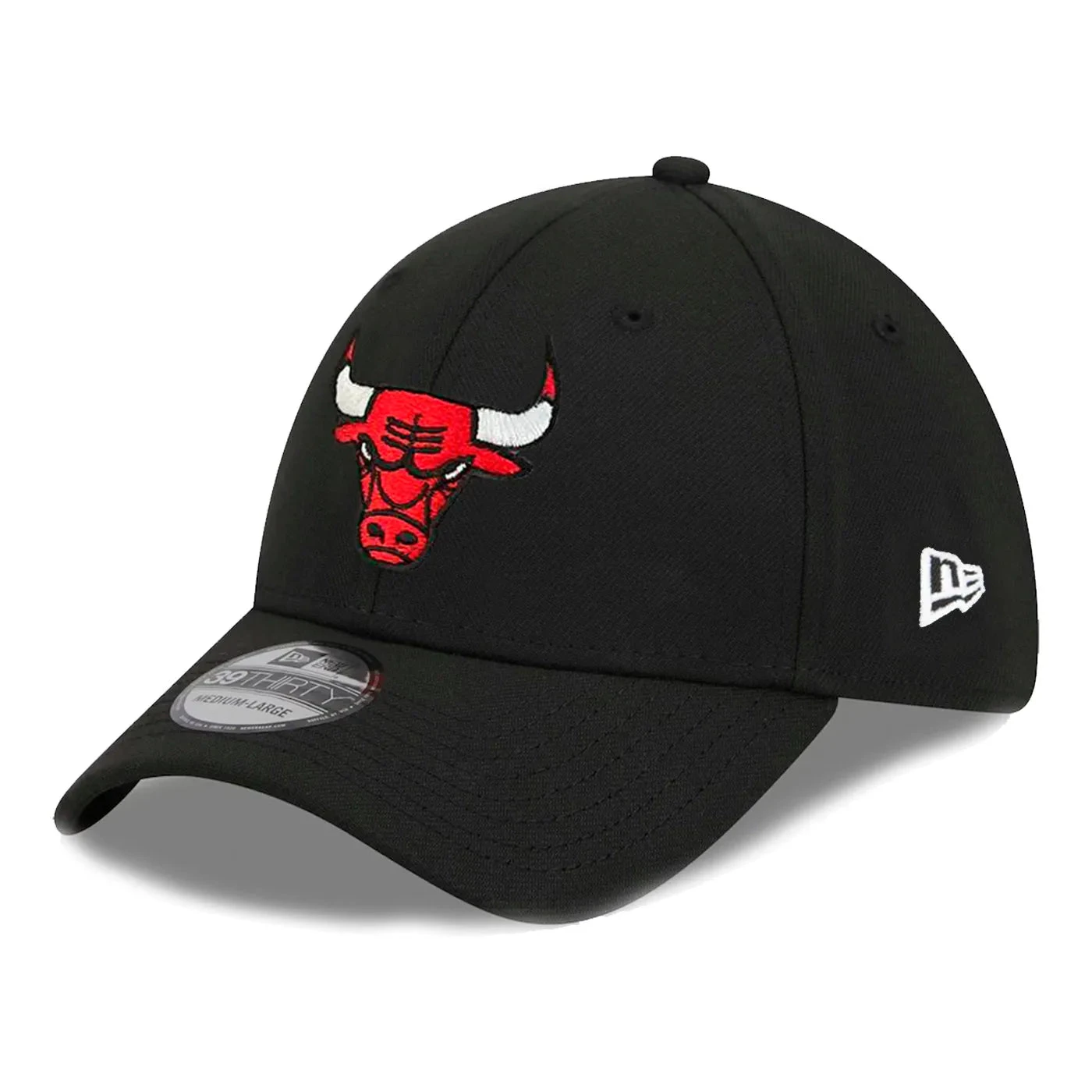 NEW ERA 39THIRTY NBA CHICAGO BULLS BLACK STRETCH FIT CAP 3 NEW ERA 39THIRTY NBA CHICAGO BULLS BLACK STRETCH FIT CAP