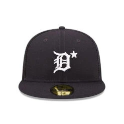 NEW ERA 59FIFTY MLB DETROIT TIGERS ALL STAR GAME 2022 NAVY / TROPIC BLUE UV FITTED TRUCKER CAP 15 NEW ERA 59FIFTY MLB DETROIT TIGERS ALL STAR GAME 2022 NAVY / TROPIC BLUE UV FITTED TRUCKER CAP -Headwear store detroit tigers mlb all star game navy 59fifty cap 60244350 right