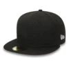 NEW ERA 59FIFTY ESSENTIAL BLACK FITTED CAP -Headwear store new era essential black 59fifty cap 12380905 left
